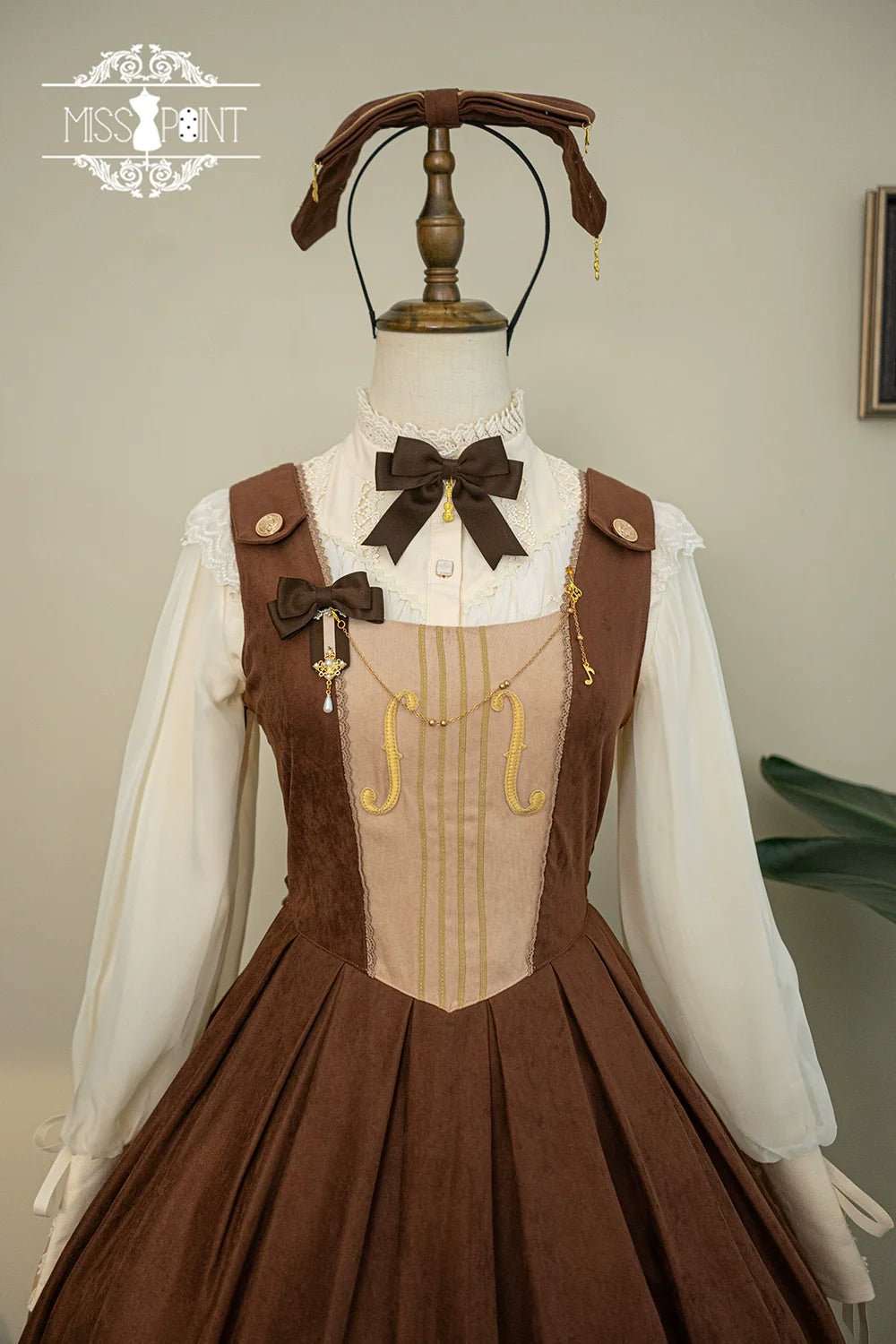 Miss Point - Customized Lolita Jumper Dress - Elegant College Lolita JSK