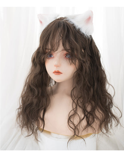 Alicegarden - Daily Lolita Long Curly Brown Wig