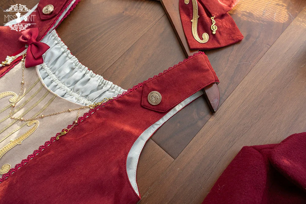 Miss Point - Customized Lolita Jumper Dress - Elegant College Lolita JSK