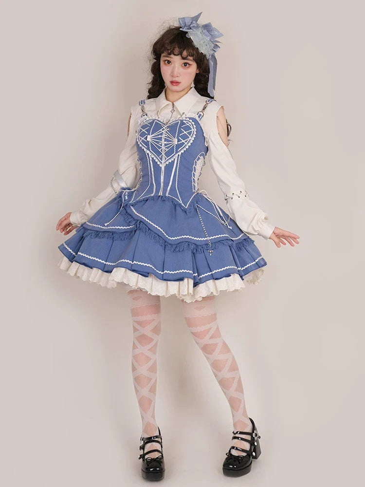 OCELOT - Love Affairs - Sweet Lolita Bodice Set Spicy Cowgirl Dress Set