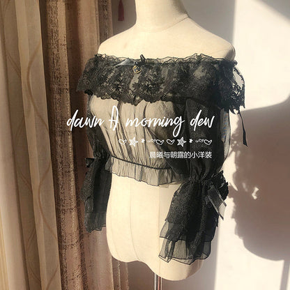 Dawn and Morning - Flower Wedding Lolita Accessories Headdress Set