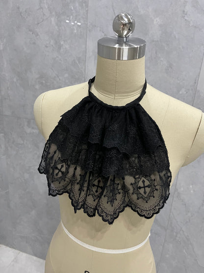 Summer Story - Elegant Lolita Bib Lace Lolita Accessory