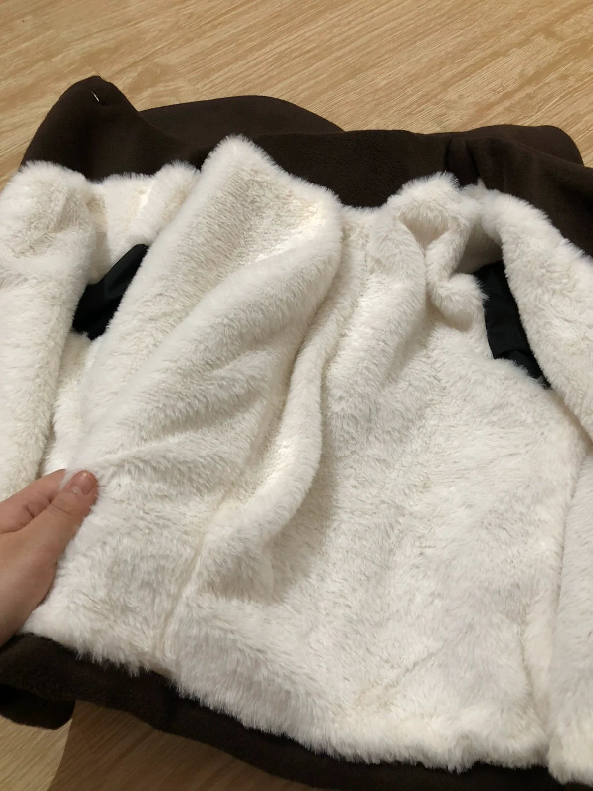 Sara Bell - Winter Story - Winter Kawaii Lolita Short Coat, Detachable Fur Collar