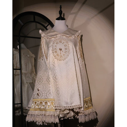 LizBird - Reincarnation of Time - Elegant Lolita OP Set with Waist-Cinching and A-Line Styles