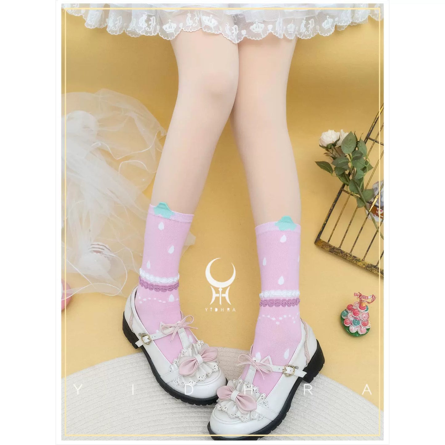 Yidhra - Christmas Lolita Socks Sweet Ankle Socks