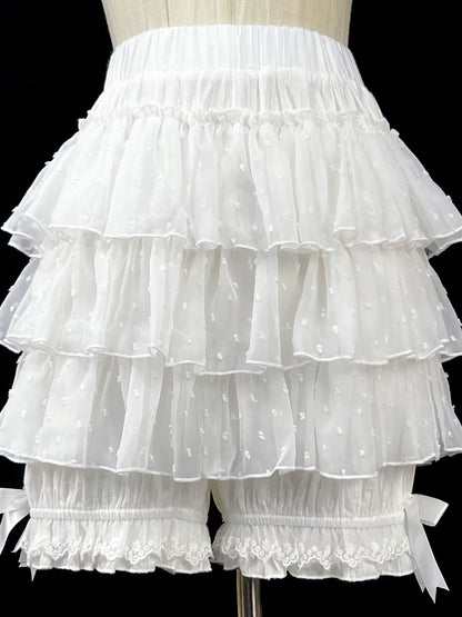 DMFS Lolita - Daily Lolita Bloomers Safety Anti-Flash Lace Shorts