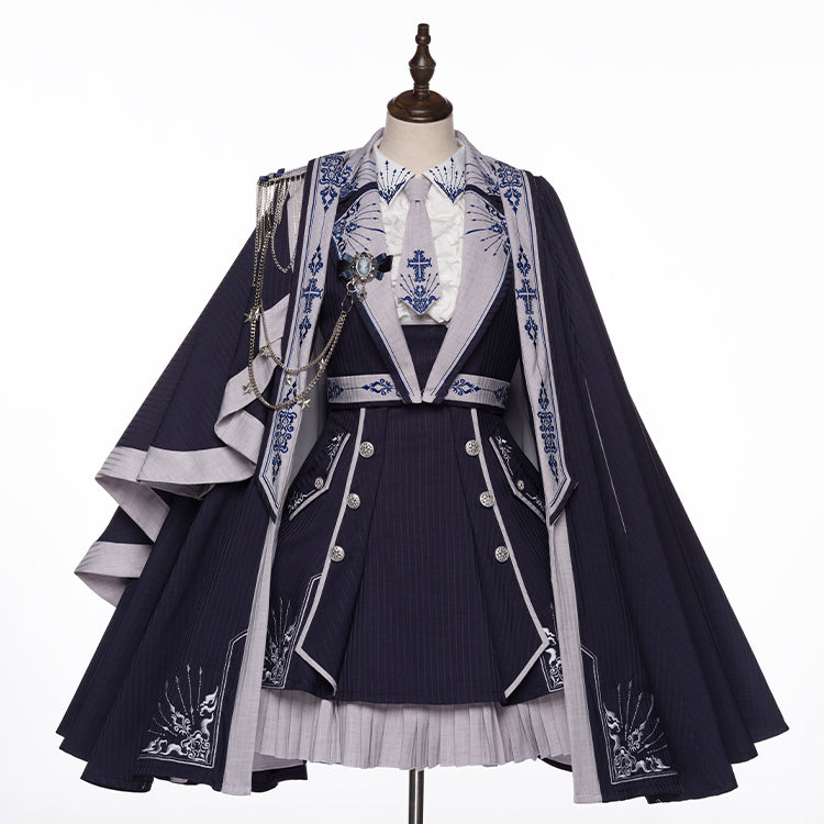 Youpairui - Sheffield - British Style Lolita JSK Set