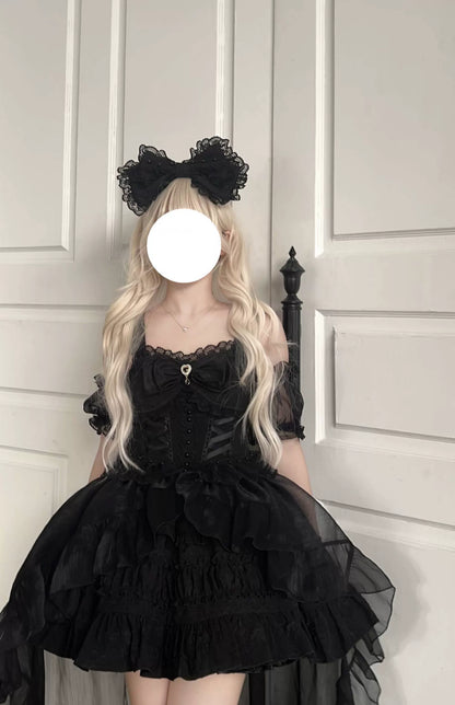 Sugar Girl - Rose Tale - Sweet Lolita JSK Summer Lolita Suspender Dress