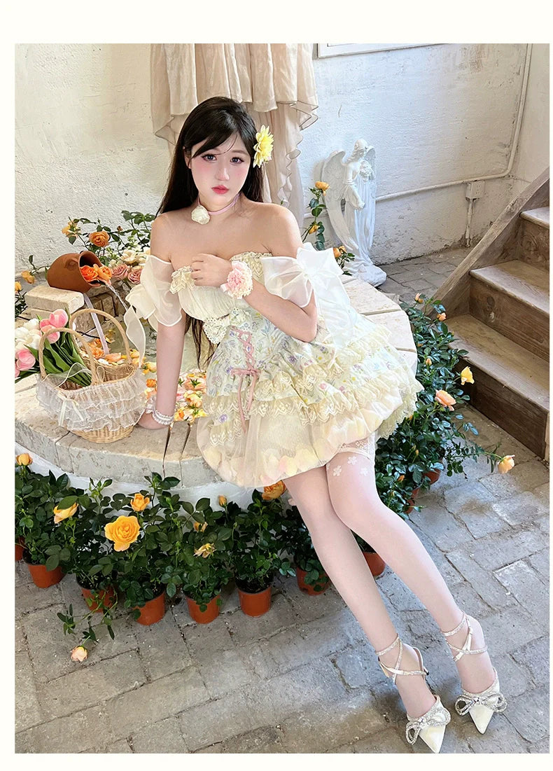 Diamond Honey - Sweet Lolita JSK Dress Sleeveless Dress for Spring Summer
