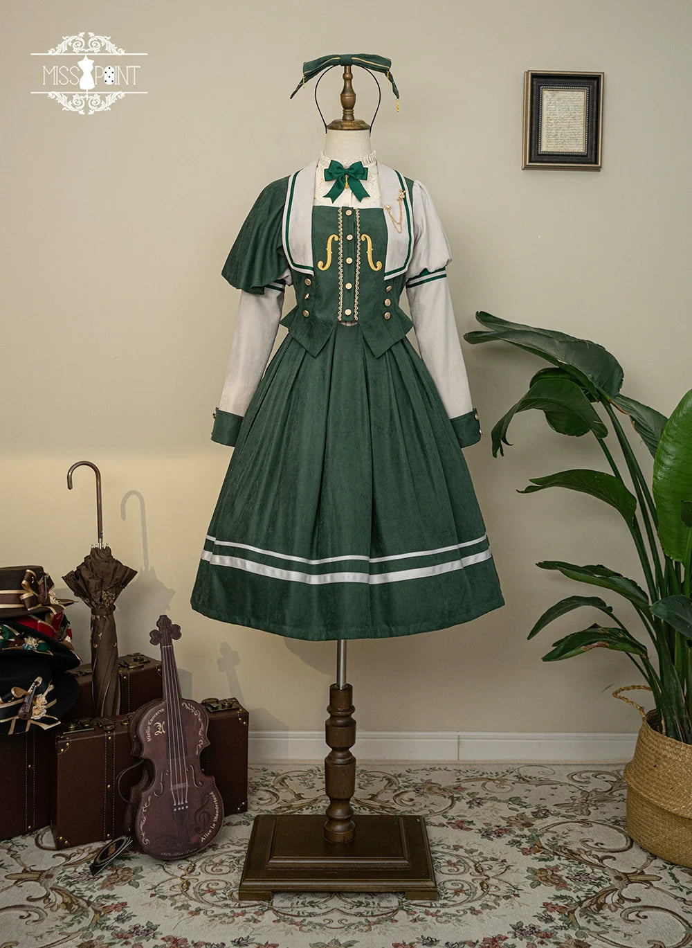 Miss Point - Customized Lolita Jumper Dress - Elegant College Lolita JSK