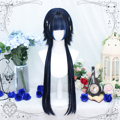 Dalao Home - Moon Night - Lolita Highlights Bang Short Wigs