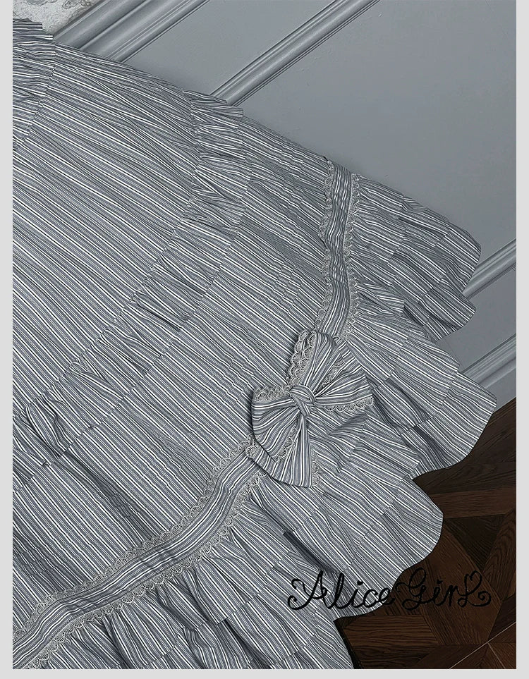 Alice Girl - Duke of Victoria - Classic Lolita SK & Overskirt Set