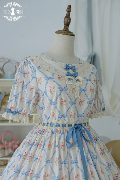 Miss Point - Customized Elegant Lolita OP Dress Cute Daily Girl Short Lolita Dress