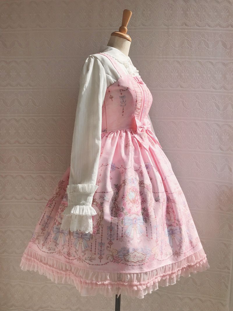 Yilia - Sweet Printing Winter Lolita JSK Dress