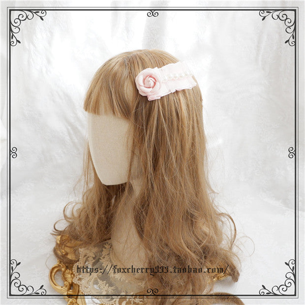 Fox Cherry - Sweet Lolita Bow Hairband Hairclip