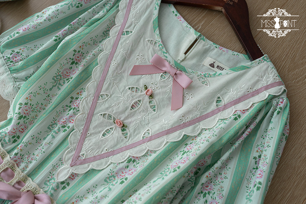 Miss Point - Happy Summer Elegant Lolita Floral OP Dress