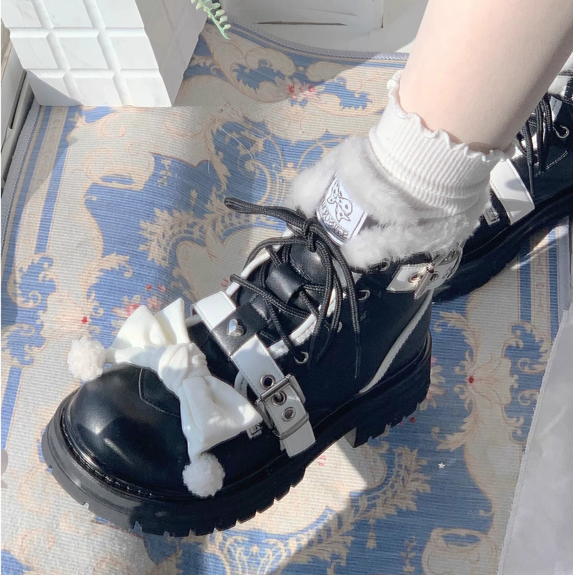 StarsCrwon - Sweet Lolita Shoes Winter Lolita Martin Boots