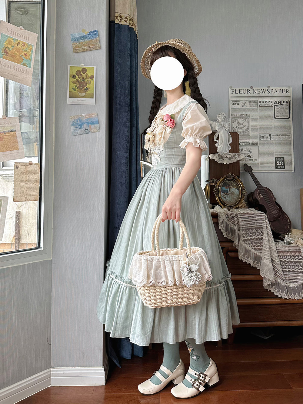 Miss Point - Happy Summer - Elegant Lolita Floral JSK Dress