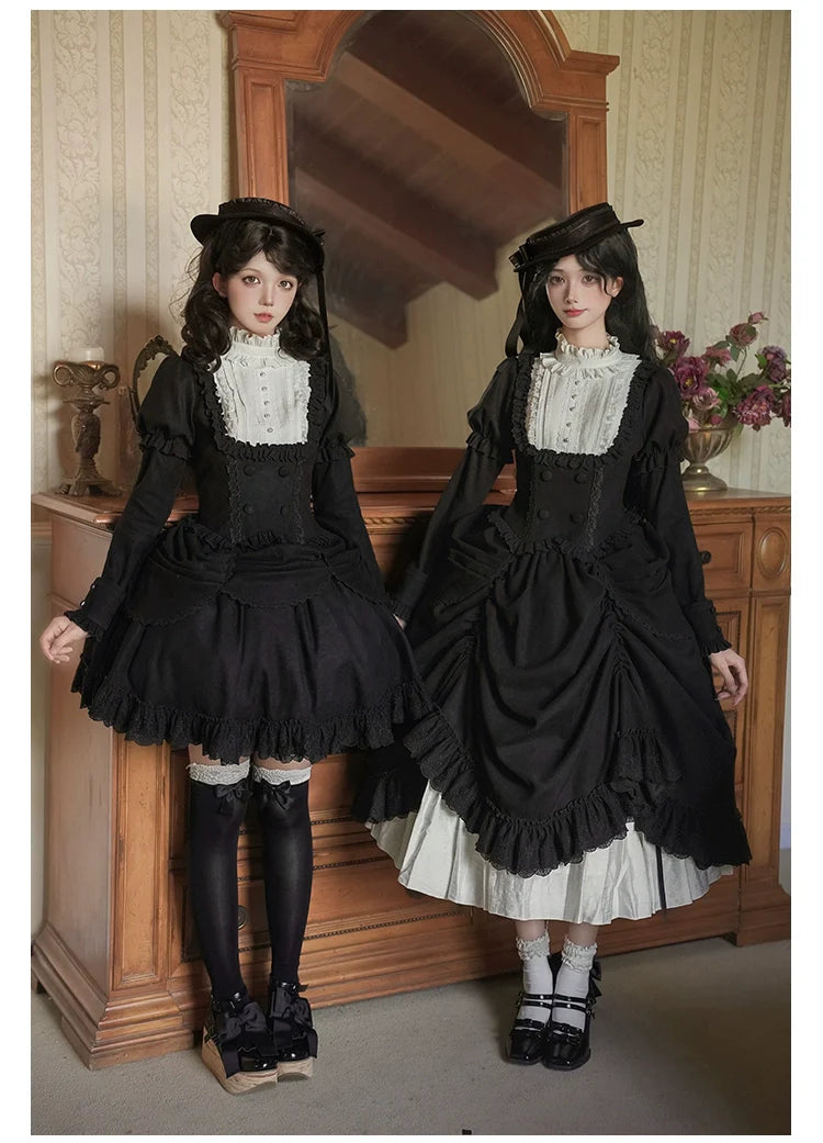 With PUJI - Fog City Time Difference - Classic Lolita SK & Blouse Suit