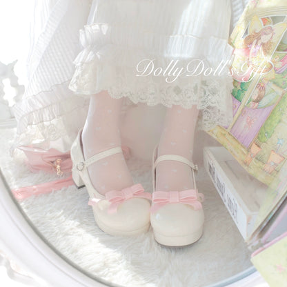 Dolly Doll - Lovers' Gift - Round Toe Middle Heel Mary Jane Lolita Shoes