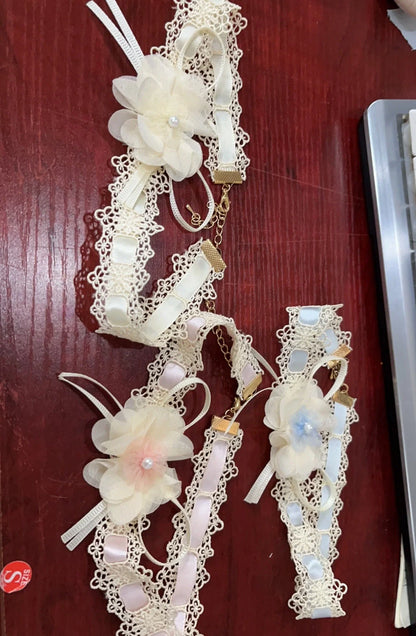 ZhiJinYuan - Fleeting Dreams - Ballet Style Sweet Lolita Mini JSK with Choker