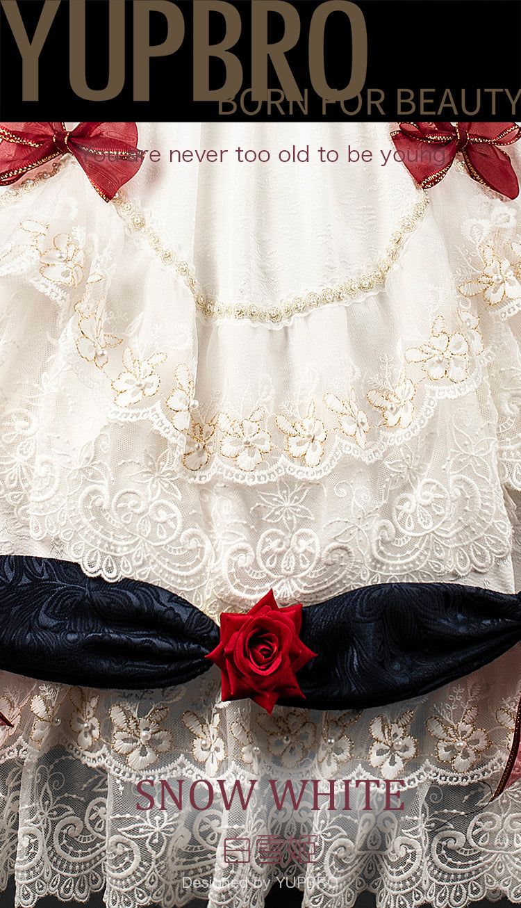 Youpairui - Snow White Sweet Lolita OP Dress