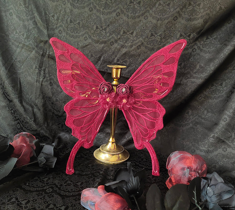 Fairy Tales - Embroidered Gothic Bridal Hairclip Hanfu Lolita Headwear