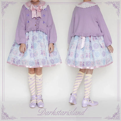 Dark Star Island - Sugar Frost - Sweet Lolita Cardigan Knit Embroidered Sweater