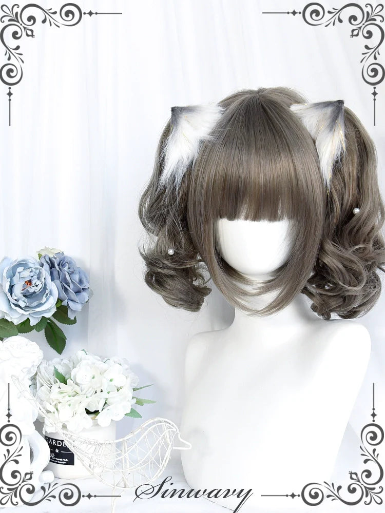 Sinwavy - Pandora's Box - Lolita Short Wig with Cute Double Ponytails