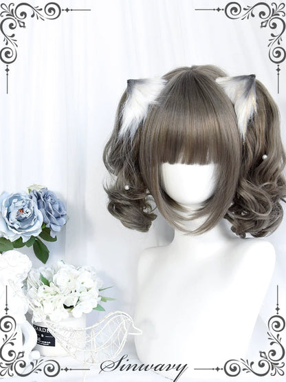Sinwavy - Pandora's Box - Lolita Short Wig with Cute Double Ponytails