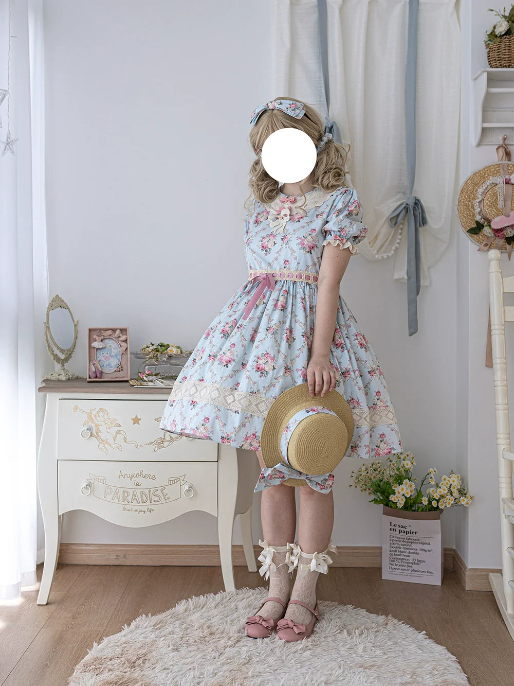 Miss Point - Customized Elegant Lolita OP Dress Cute Daily Girl Short Lolita Dress
