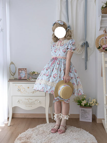 Miss Point - Customized Elegant Lolita OP Dress Cute Daily Girl Short Lolita Dress