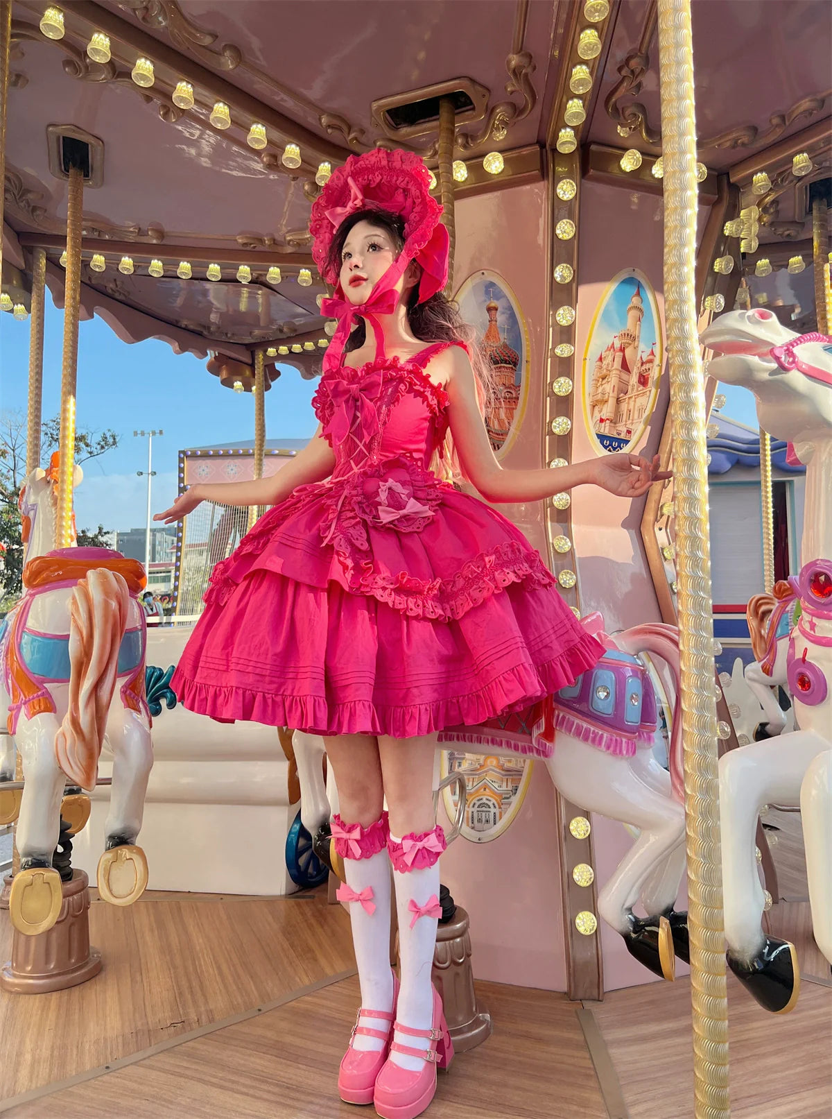 Dark Star Island - Halloween Gothic Lolita JSK Short Lolita Jumper Dress