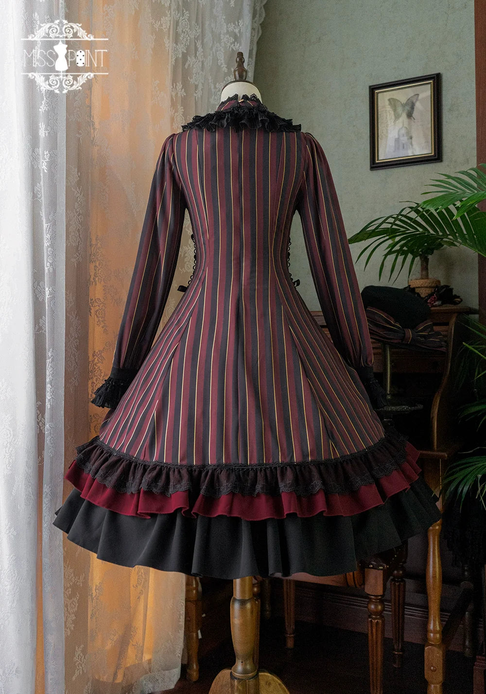 Miss Point - Perintz Manor - Gothic Lolita OP Long Sleeve Retro Lolita Dress