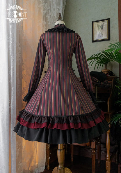 Miss Point - Perintz Manor - Gothic Lolita OP Long Sleeve Retro Lolita Dress