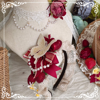 Chestnut Lolita - Country Lolita Hand-made Headdress Accessory