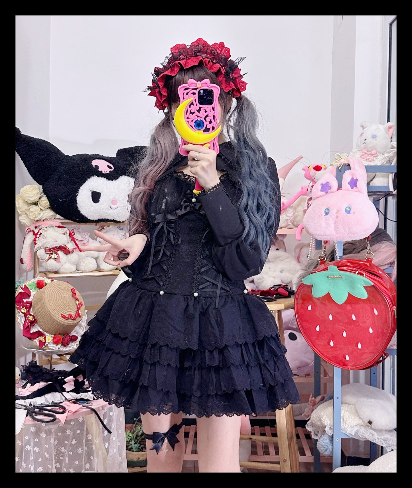 Chestnut Lolita - Gothic Lolita accessory Handmade Hairband
