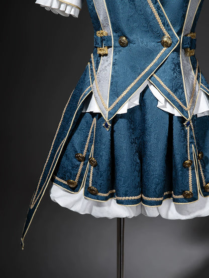 Your Princess - Contract Magic - Jacquard Ouji Lolita Vest Outfit