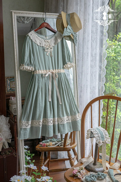 Miss Point - Customized Elegant Lolita OP Dress Cute Daily Girl Short Lolita Dress