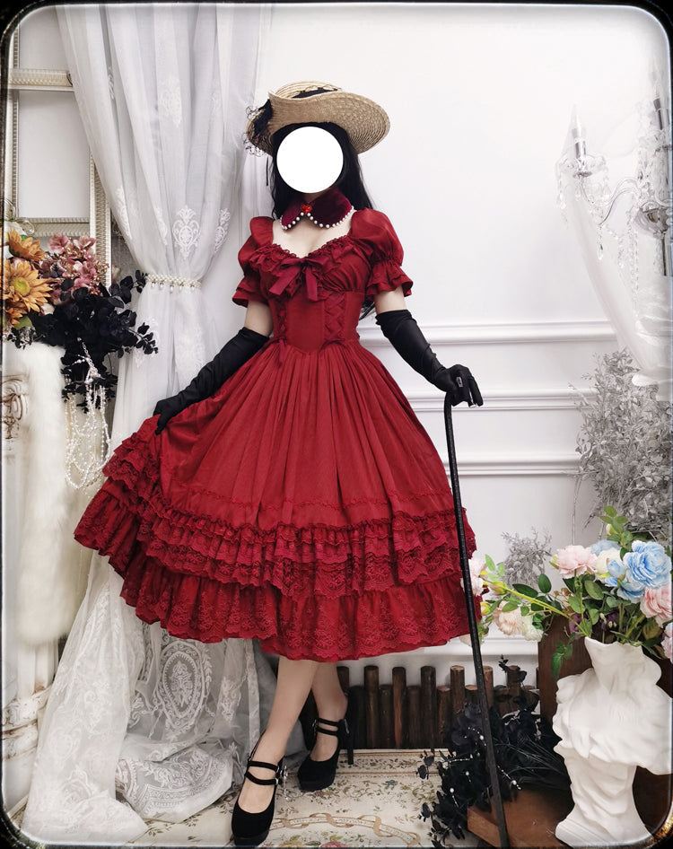 Sweet Wood - CLA Vintage French Lolita OP Dress