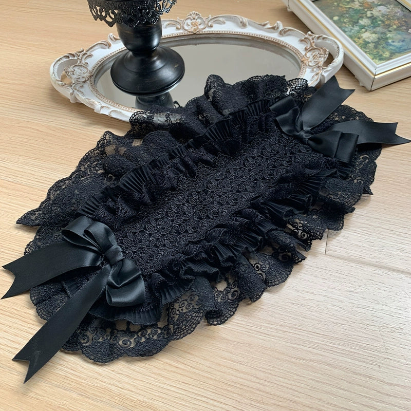 With PUJI - White Daylight - Elegant Lolita Long Sleeve OP Dress, Side Zipper