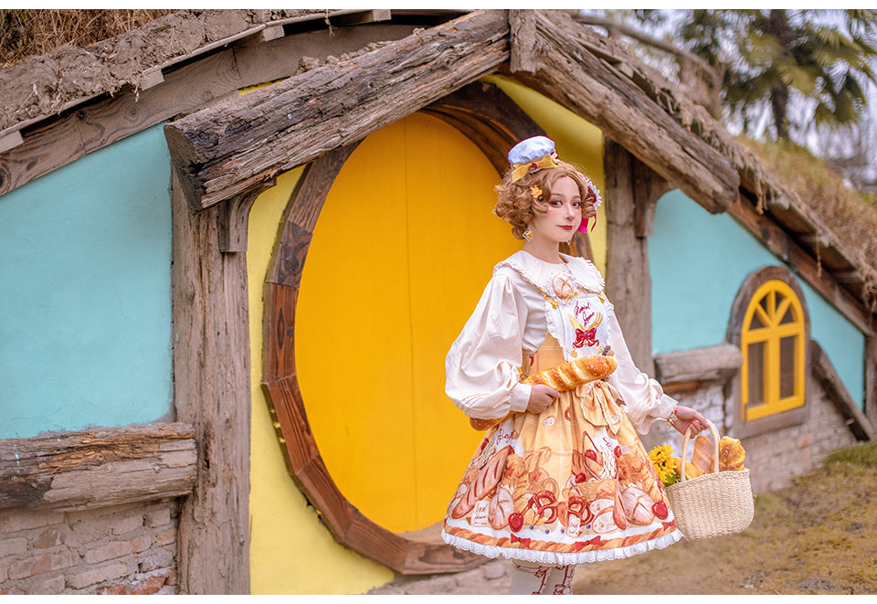 Chemical Romance - Bread New Out of the Oven - Elegant Lolita Salopette Dress