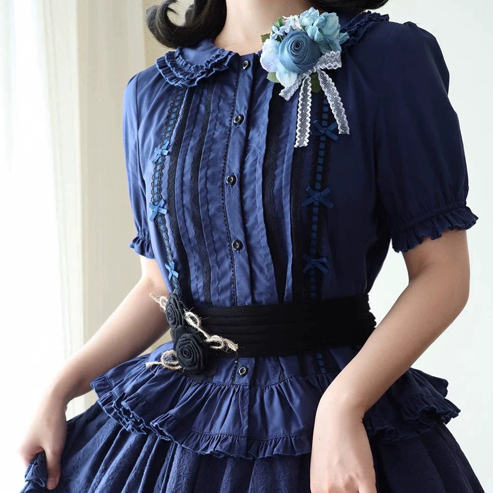 Miss Point - Sweet Lolita Accessories KC Hair Clip Brooch Waistband Cuffs