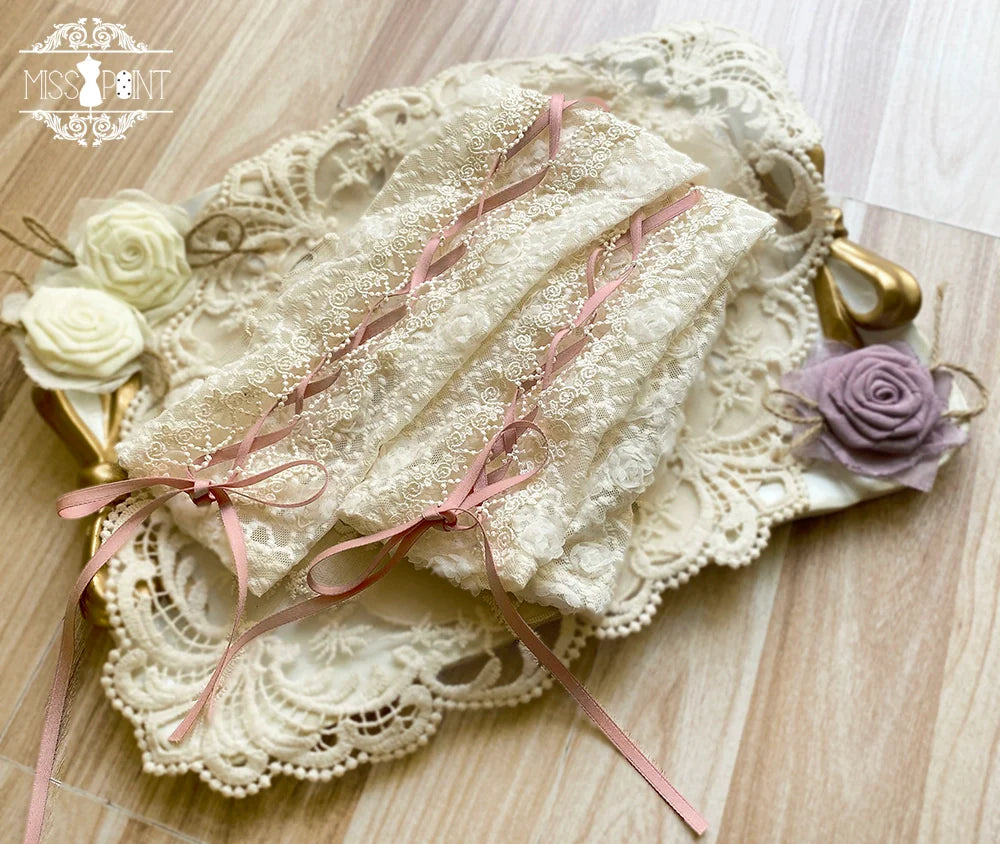 Miss Point - Sweet Lolita Accessories KC Hair Clip Brooch Waistband Cuffs