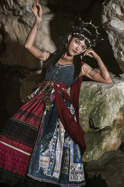 Miss Point - Dusk Best - Egyptian Lolita Dress Set Gorgeous JSK