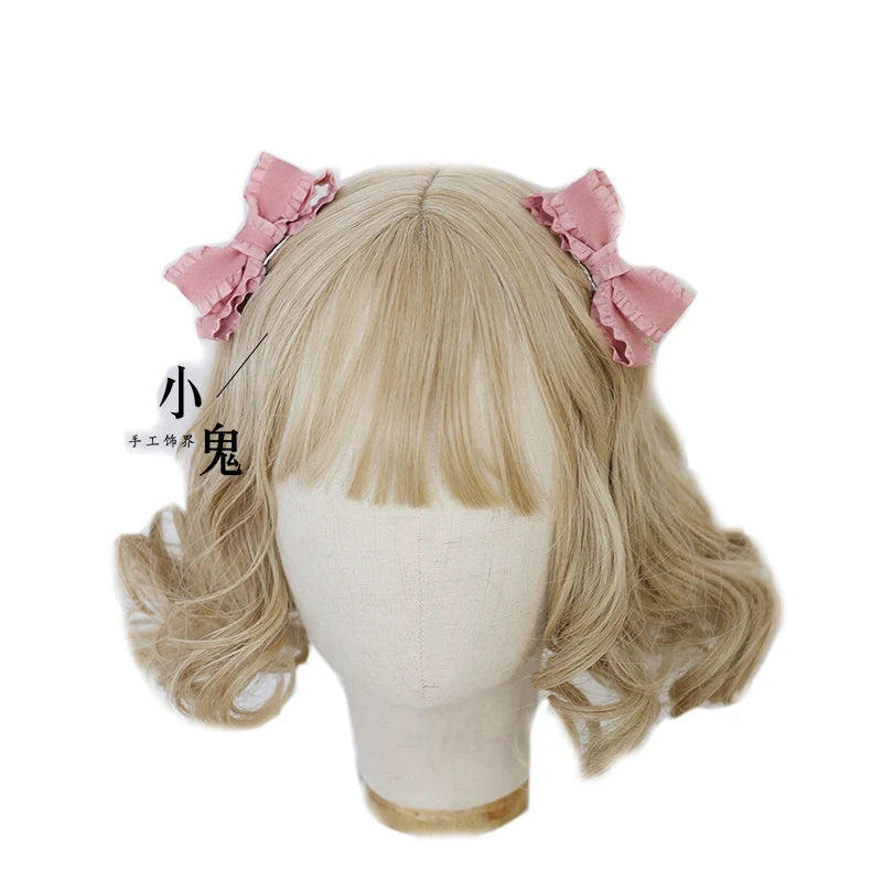 Xiaogui - Cute Lolita Headwear Ponytail Hairclips Daily Lolita Accessories