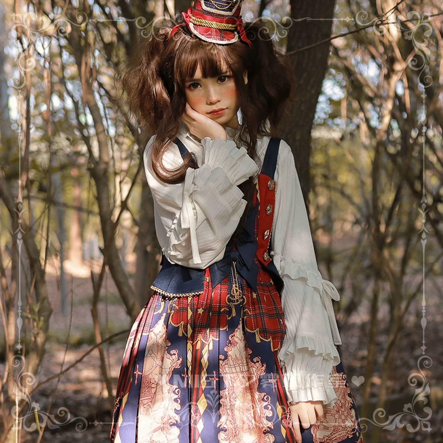 MIST - First Snow - Sweet Lolita Sweater Winter Puff Sleeve Knitting Innerwear