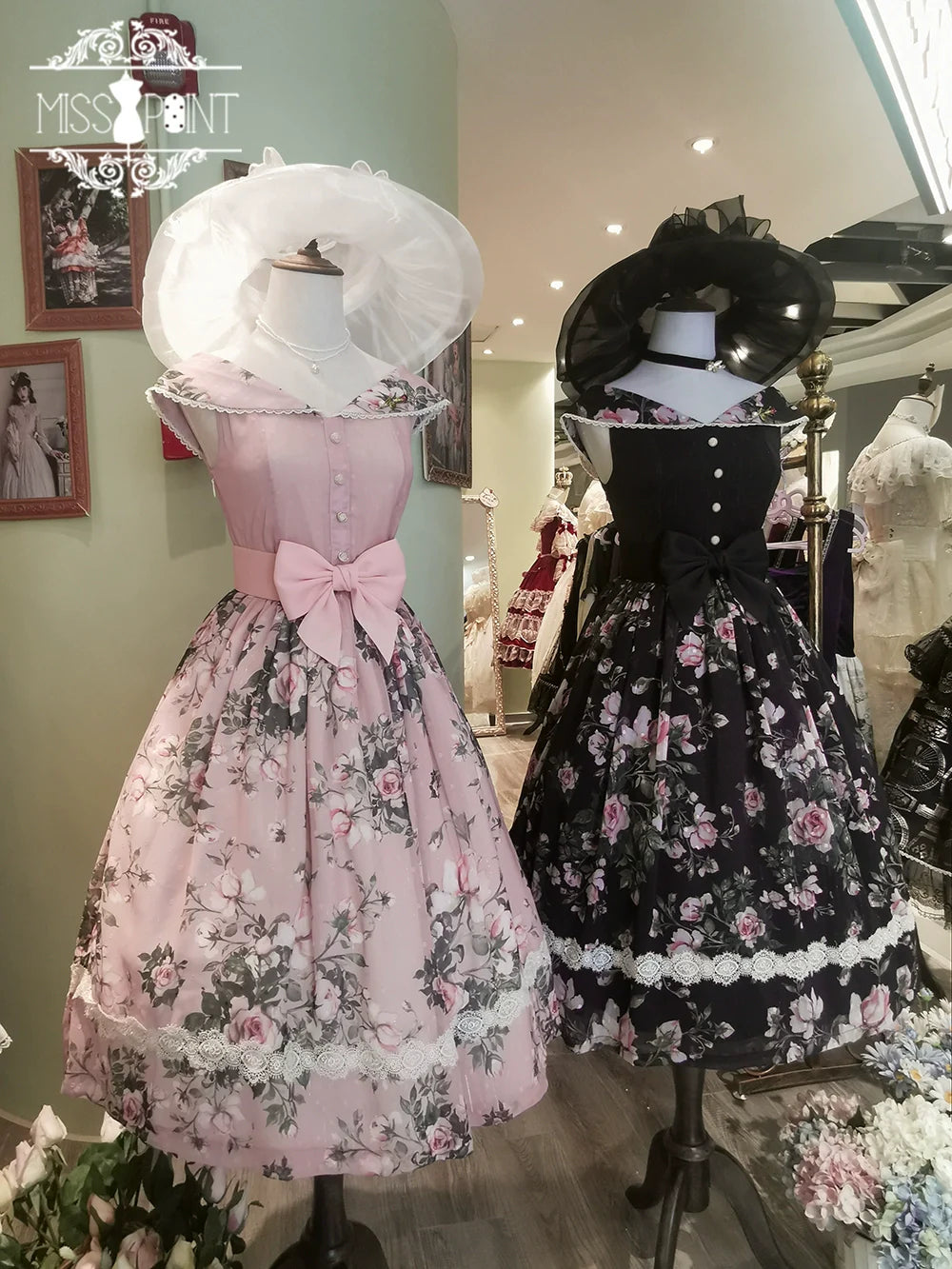 Miss Point - French Rose - Elegant Lolita JSK Dress