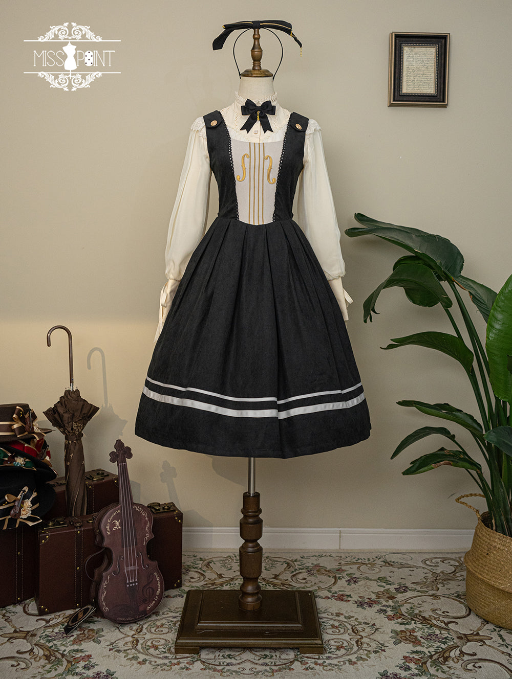 Miss Point - Customized Lolita Jumper Dress - Elegant College Lolita JSK