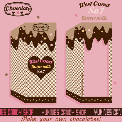 Yukines Box - Kawaii Lolita Chocolate Color Cotton Socks